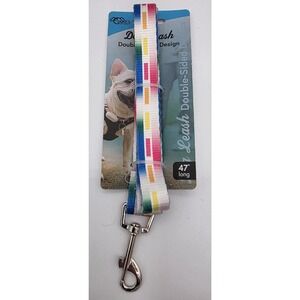 Duke's Dog‎ Leash 47" Long Double Sided Design Multi-color  Item#0128